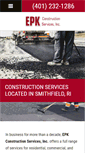 Mobile Screenshot of epkconstruction.com